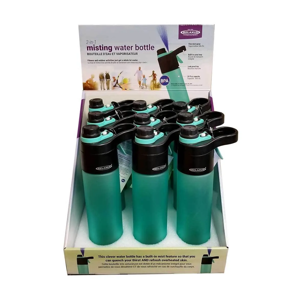 2-In-1 Misting Water Bottle