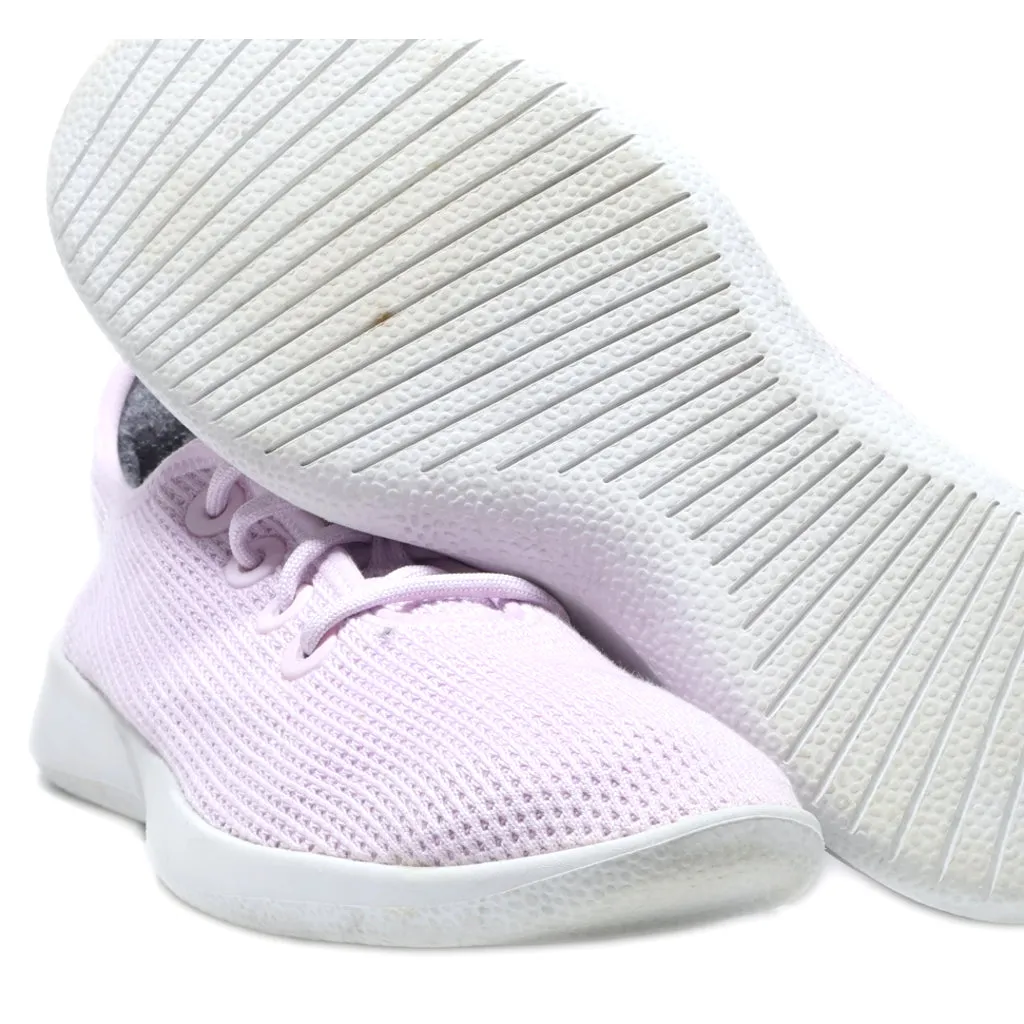 Allbirds Tree Runner Sport Shoes Fabric Purple Colour For Women