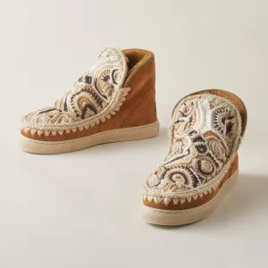 Arctic Crochet Ankle Boots