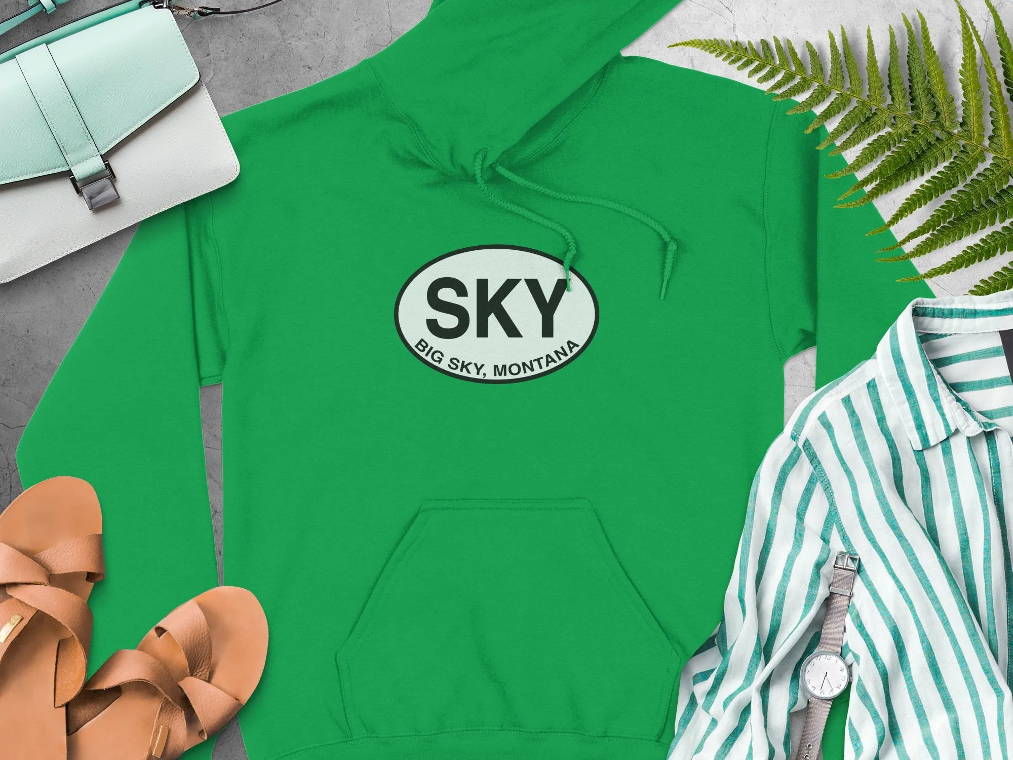 Big Sky Travel Vacation Hoodie for Outdoor Enthusiasts