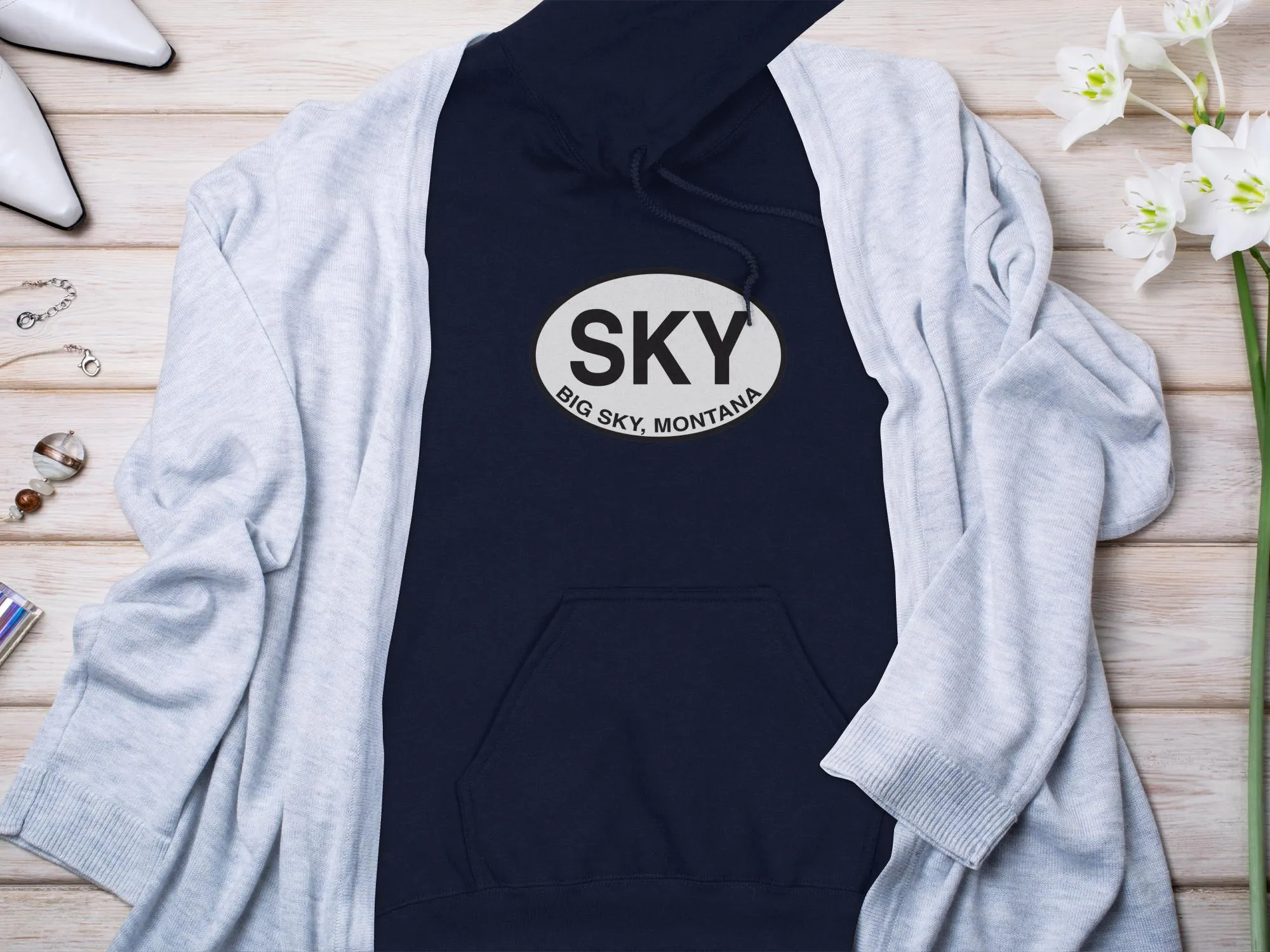 Big Sky Travel Vacation Hoodie for Outdoor Enthusiasts