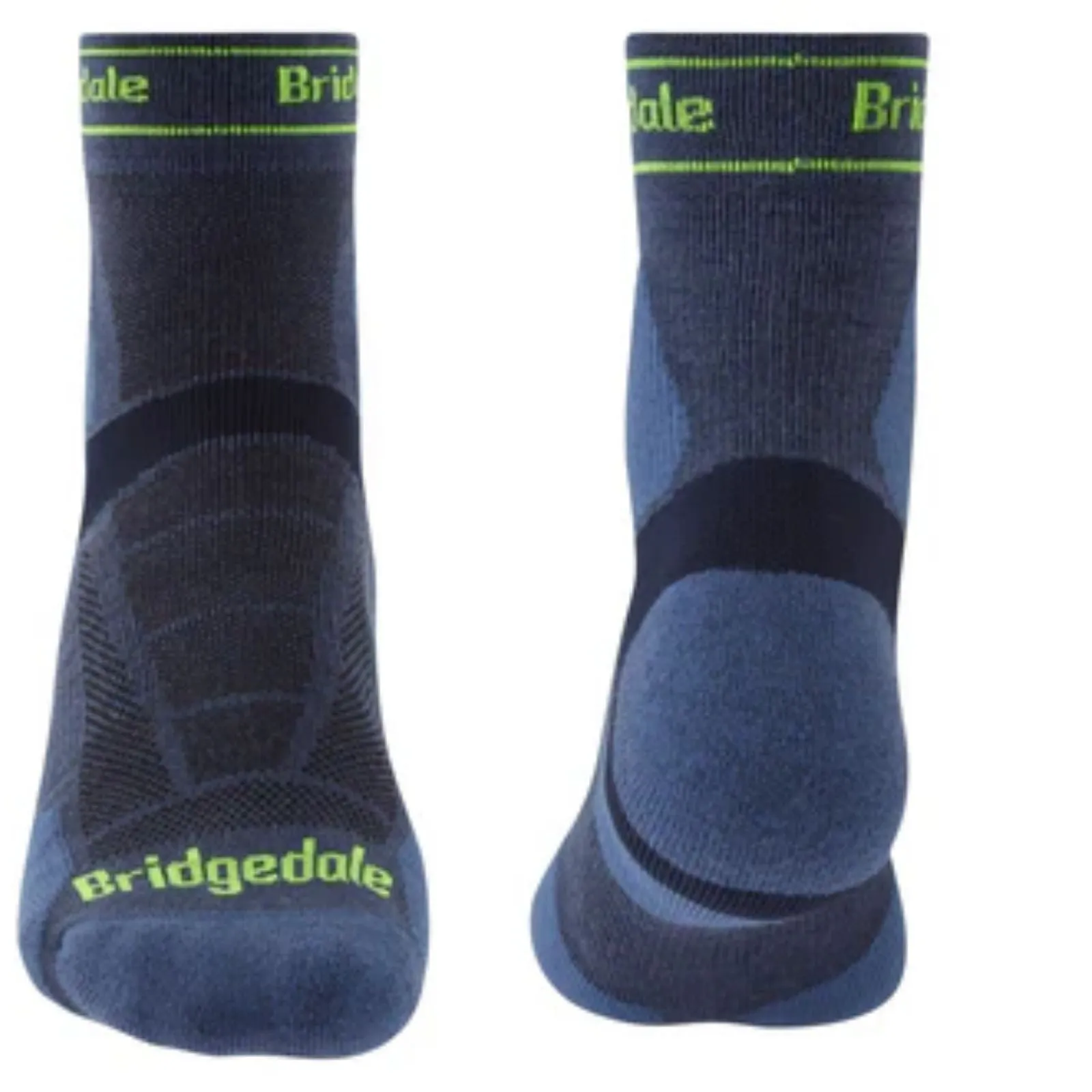 Bridgedale Mens Trail Run Ultralight T2 Merino Sport 3/4 Crew  Socks