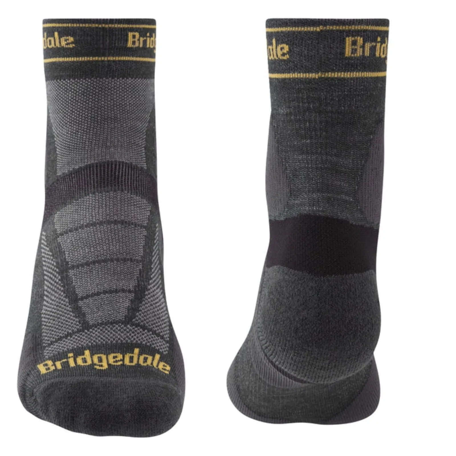 Bridgedale Mens Trail Run Ultralight T2 Merino Sport 3/4 Crew  Socks