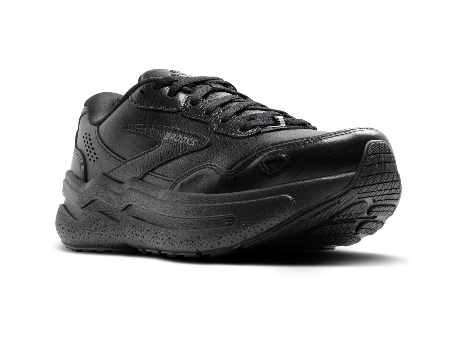 Brooks Ghost Max 2 Leather Mens Wide