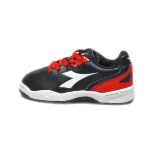 Diadora Sport Shoes Leather Black Colour For Kids