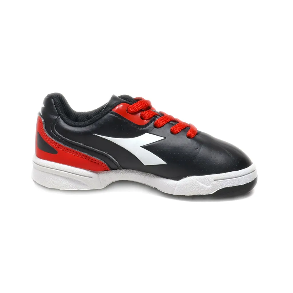 Diadora Sport Shoes Leather Black Colour For Kids