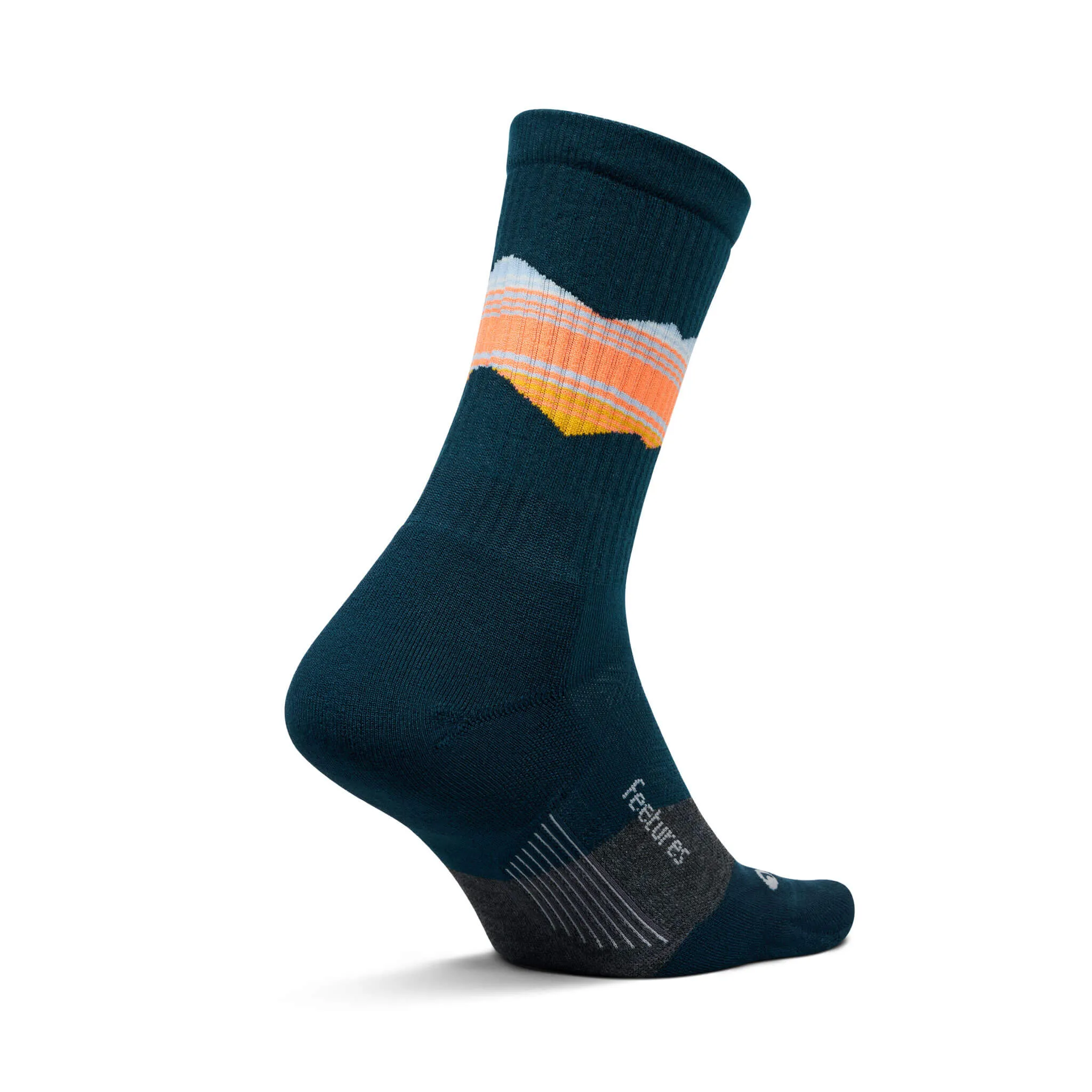 Feetures | Unisex Trail Max Cushion Mini Crew - Blue Ridge Navy