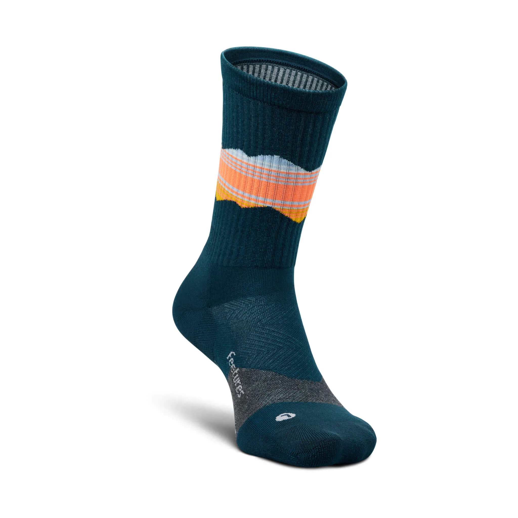 Feetures | Unisex Trail Max Cushion Mini Crew - Blue Ridge Navy