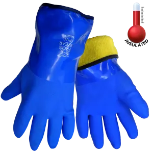 Frogwear® 8490 Waterproof Insulated Triple Dipped PVC  Chemical Resistant Gloves