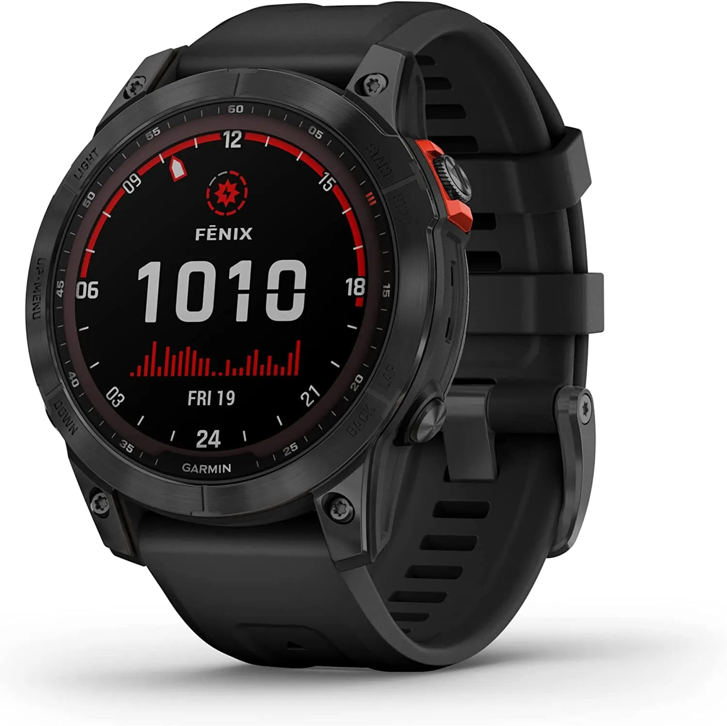 Garmin Fenix 7S Solar multisport GPS Watch, Black