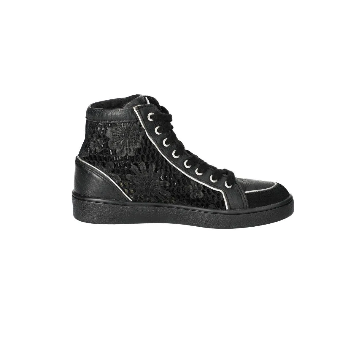 Guess Sneakers Fabric Black Colour For Kids