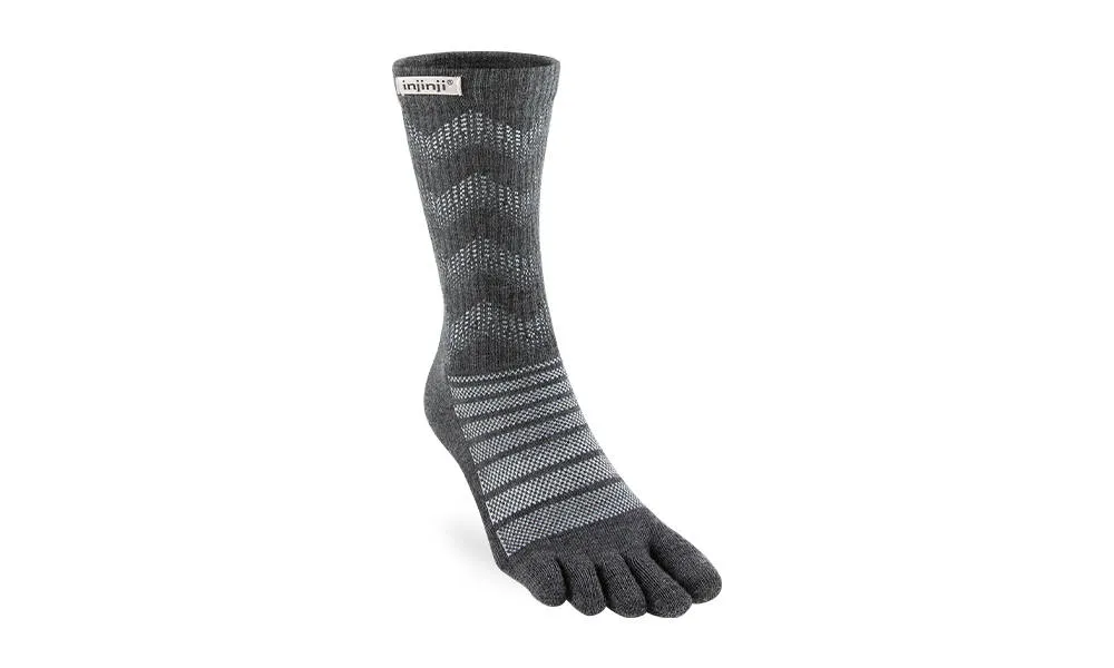 Injinji Outdoor Midweight Crew Wool Slate