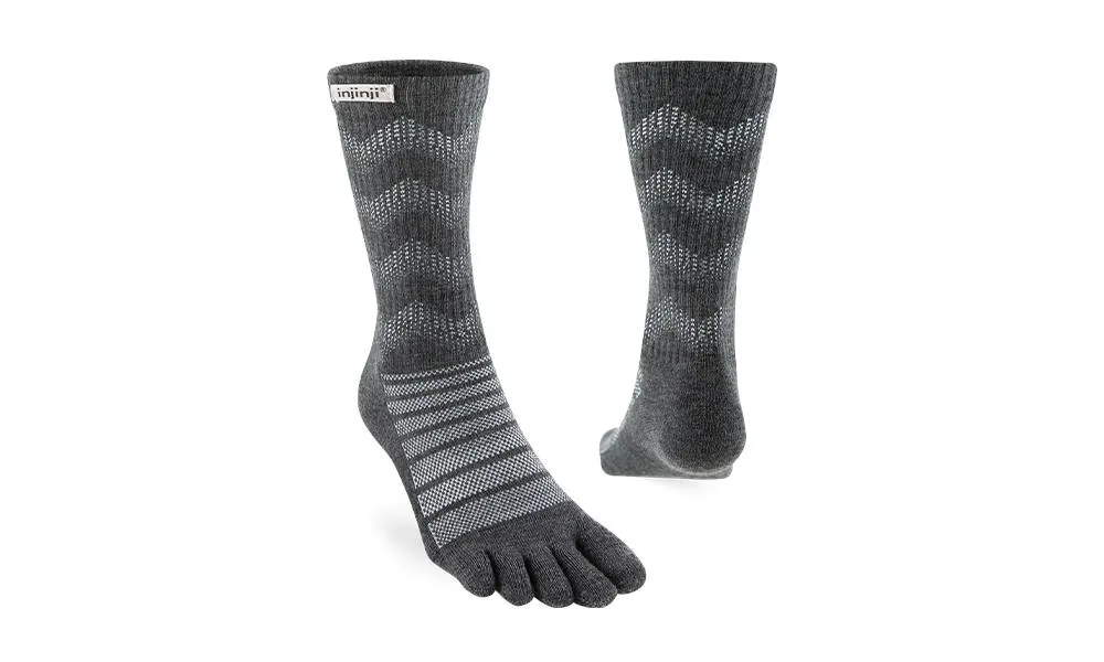 Injinji Outdoor Midweight Crew Wool Slate