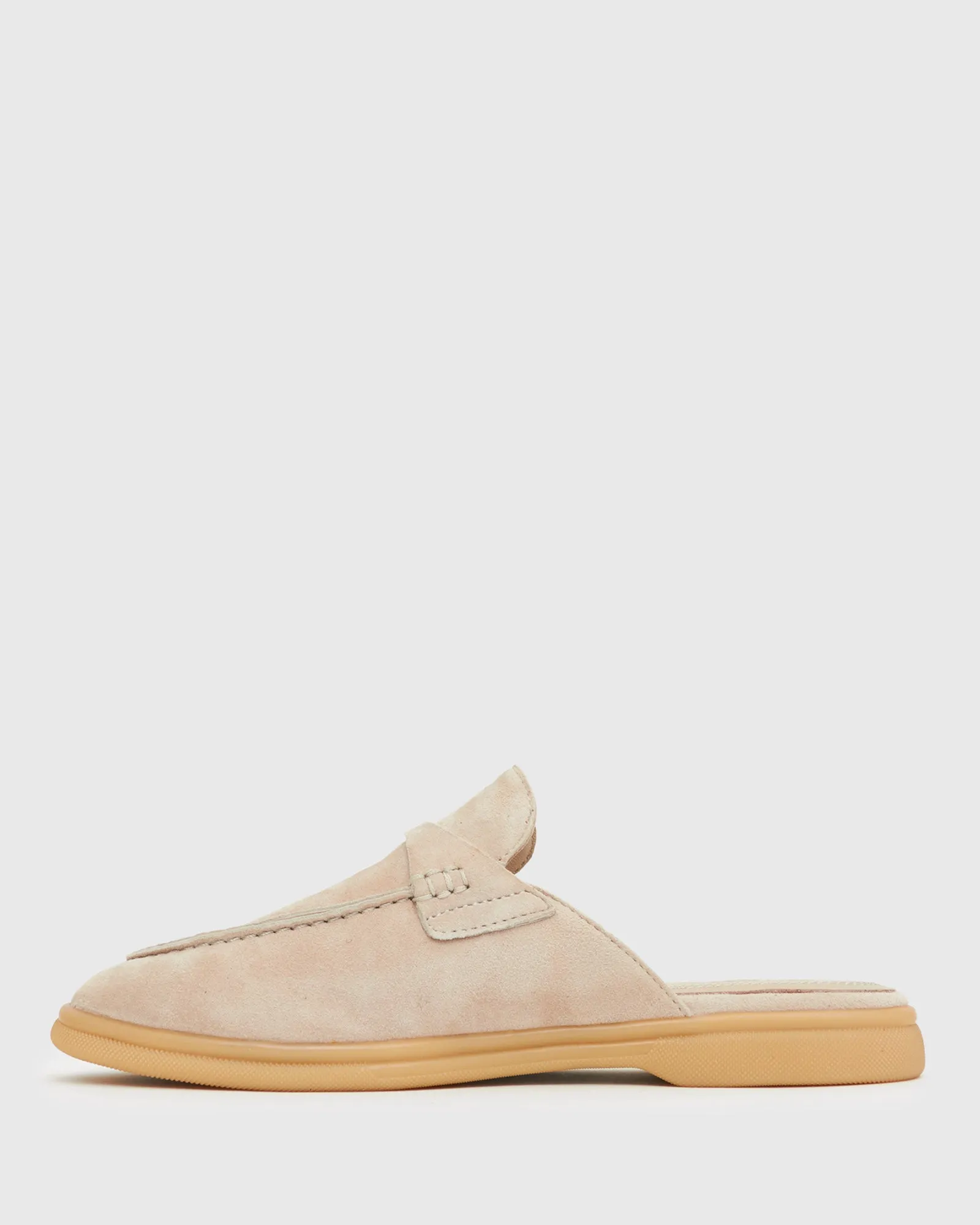 JESSIE Suede Loafer Mules