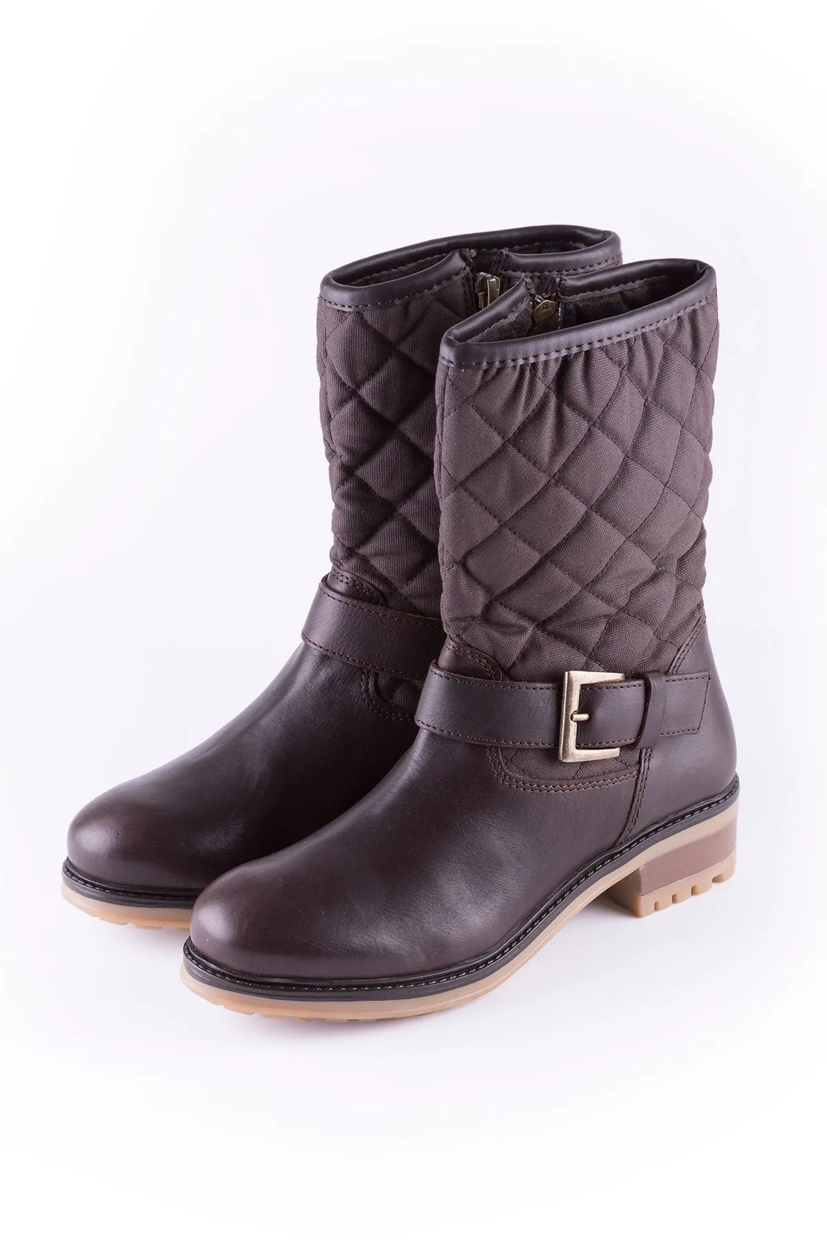 Ladies Hutton Quilted Short Boots