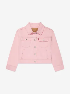 Levi's Wear Girls Baggy Trucker Jacket in Pink