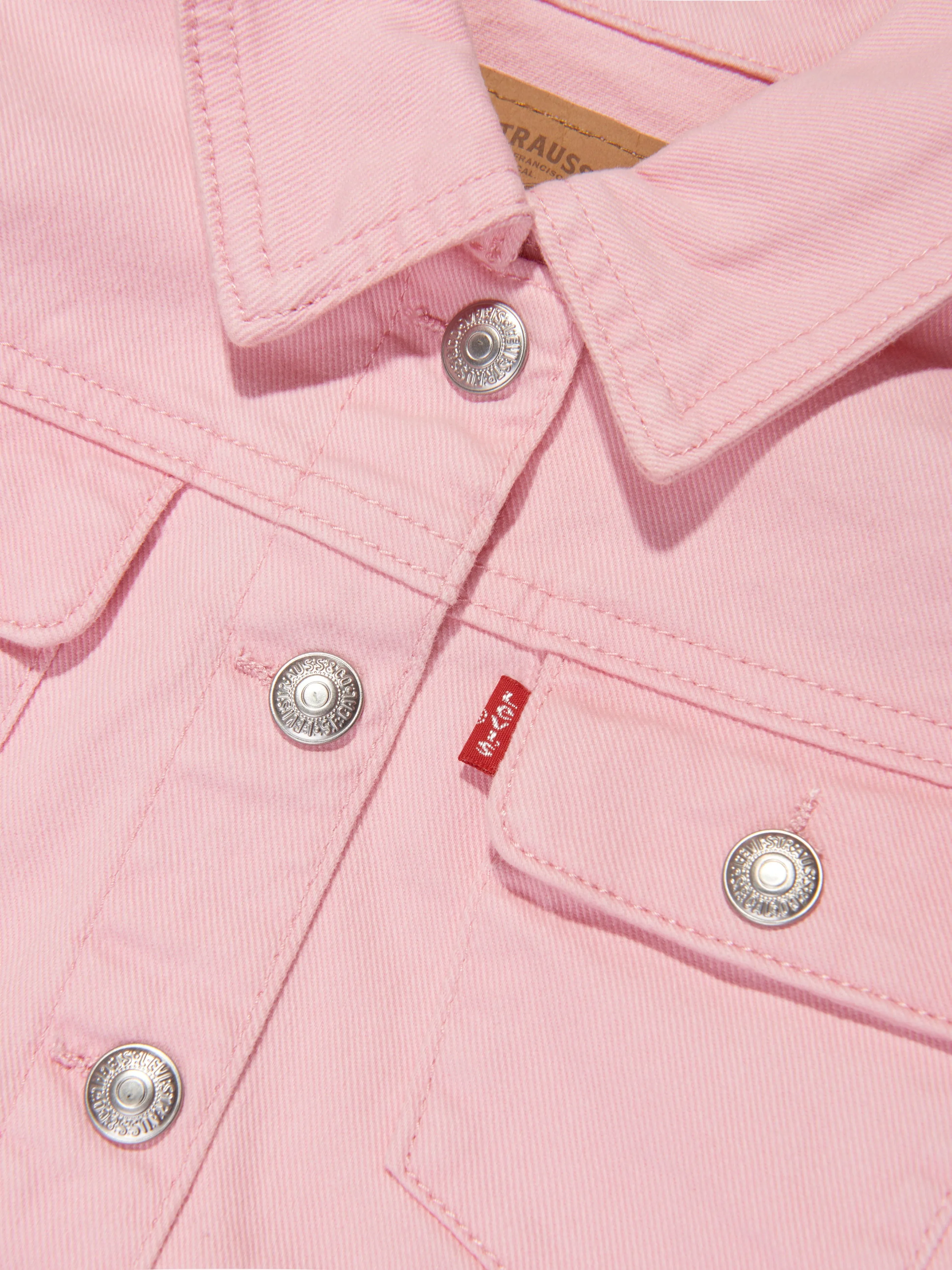 Levi's Wear Girls Baggy Trucker Jacket in Pink