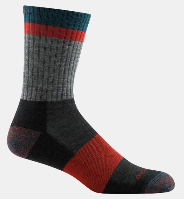 Men's Heady Stripe Micro Crew Light Cushion Sock