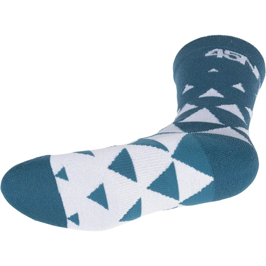 Morph Midweight Wool Bike Socks - Blue