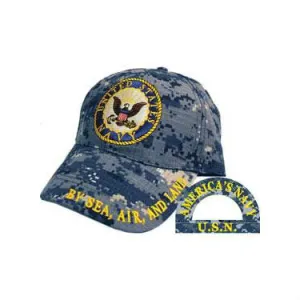 Navy Logo Hat Blue Digital