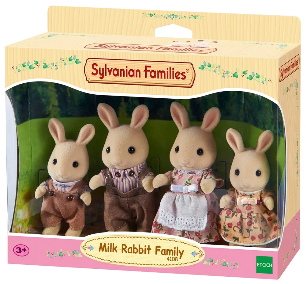 Sylvanian Families 4108 Milk Rabbit Family