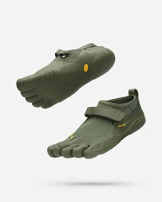 Vibram KSO VINTAGE Mens Five Fingers Shoes Barefoot Feel Footwear - Military Green