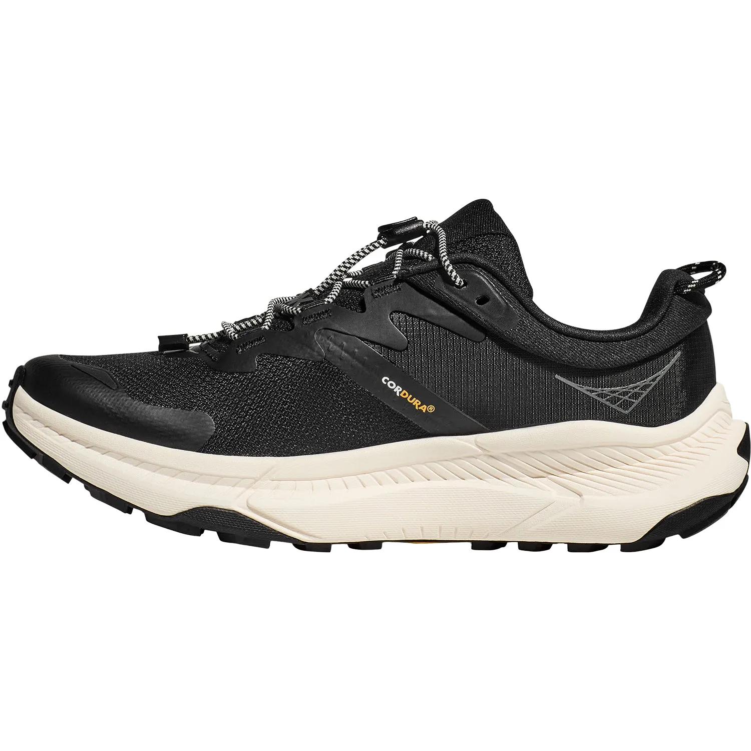 Women's Hoka Transport Black/Alabaster Mesh