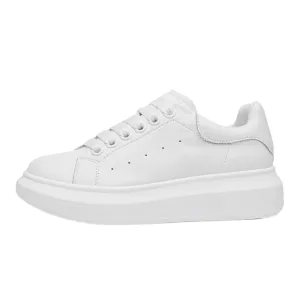 Women's White Platform Sneakers